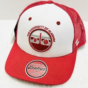 Zephyr Alabama‎ Crimson Tide Fan Focus Hat Cap Adjustable Snapback Red NCAA